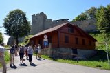 Wejście na zamek w Dobczycach