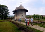 Zwiedzanie monastyru Moldovita        