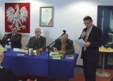 Przewodniczący Komisji Rewizyjnej Eugeniusz Dąbrowski  prezentuje informację z kontroli