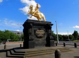           Złoty jeździec - pomnik króla Polski Augusta II Mocnego w Dreźnie