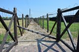 Zasieki w obozie koncentracyjnym Majdanek