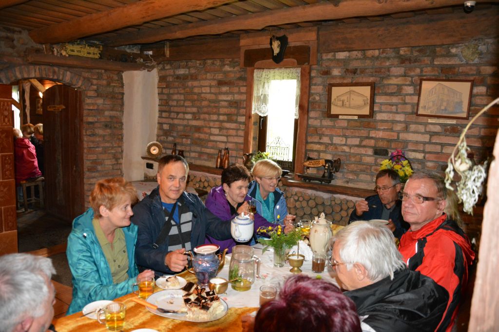 Podczas degustacji "tatarskich specjałów"