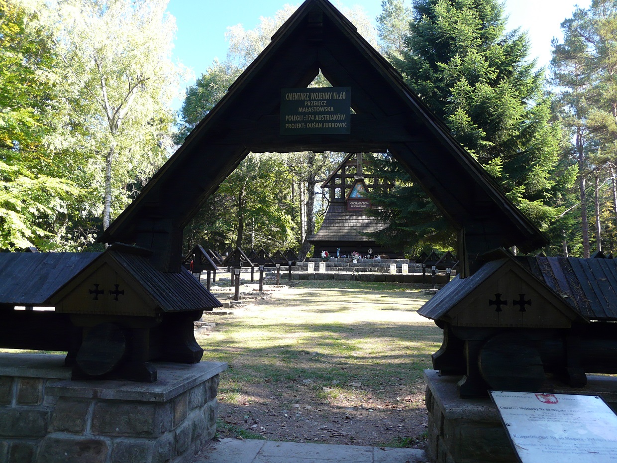 Cmentarz wojenny na Przełęczy Małastowskiej